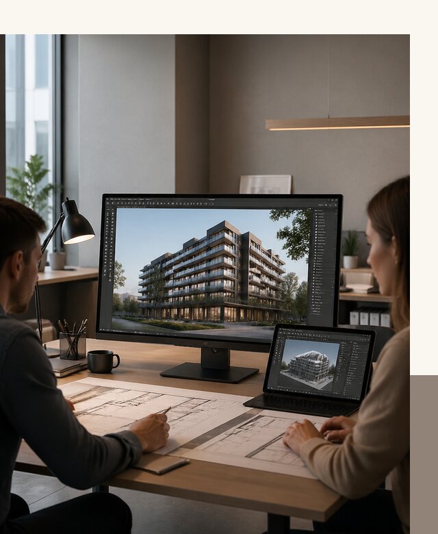 3D визуализация архитектуры и объектов строительства в Дюртюли